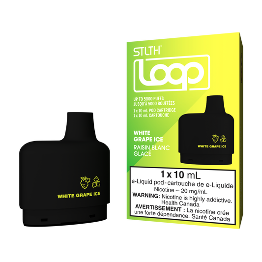 Stlth loop Pod White grape ice 20mg/ml 10ml