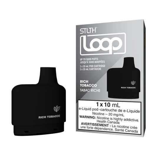 Stlth loop Pod Rich Tobacco  20mg/ml 10ml