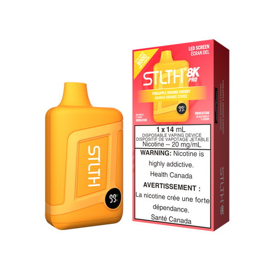 Stlth 8k pro Pineapple orange cherry 20mg/ml