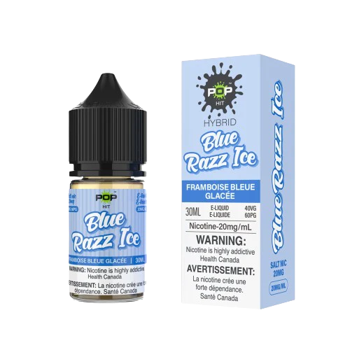 Pop hit e-liquid blue razz ice 20mg/30ml