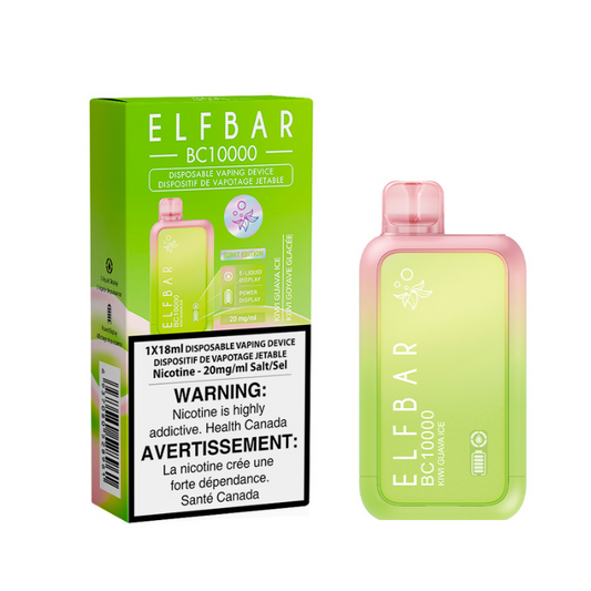 Elf bar BC10000 Kiwi guava ice 20mg/ml (Provincial)