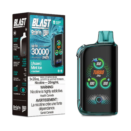 Drip’n fasta 30k puffs Mint Ice disposable vape 20mg (Provincial)