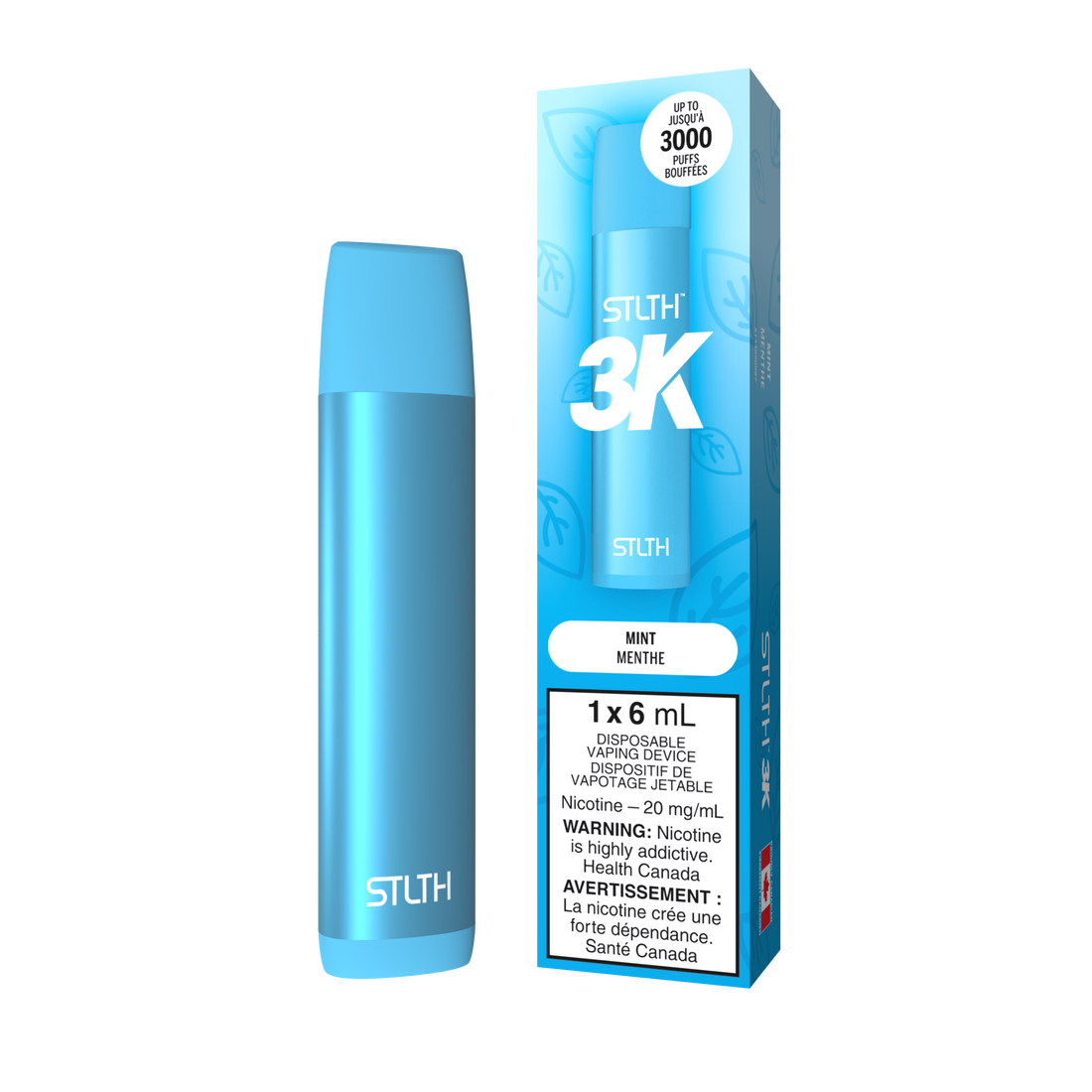 Stlth 3k Mint 20mg/mL disposable (provincial)