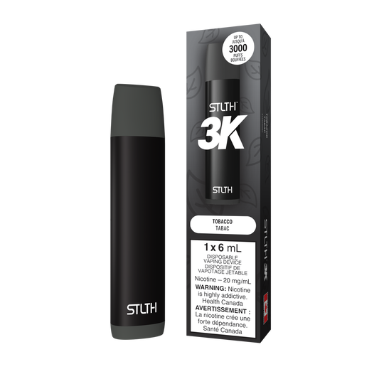 Stlth 3k Tobacco 20mg/mL disposable (provincial)