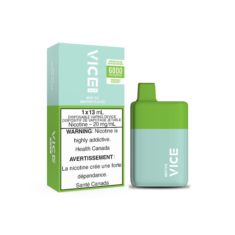 Vice Box 6000 Mint Ice 20mg/mL Disposable(Provincial)