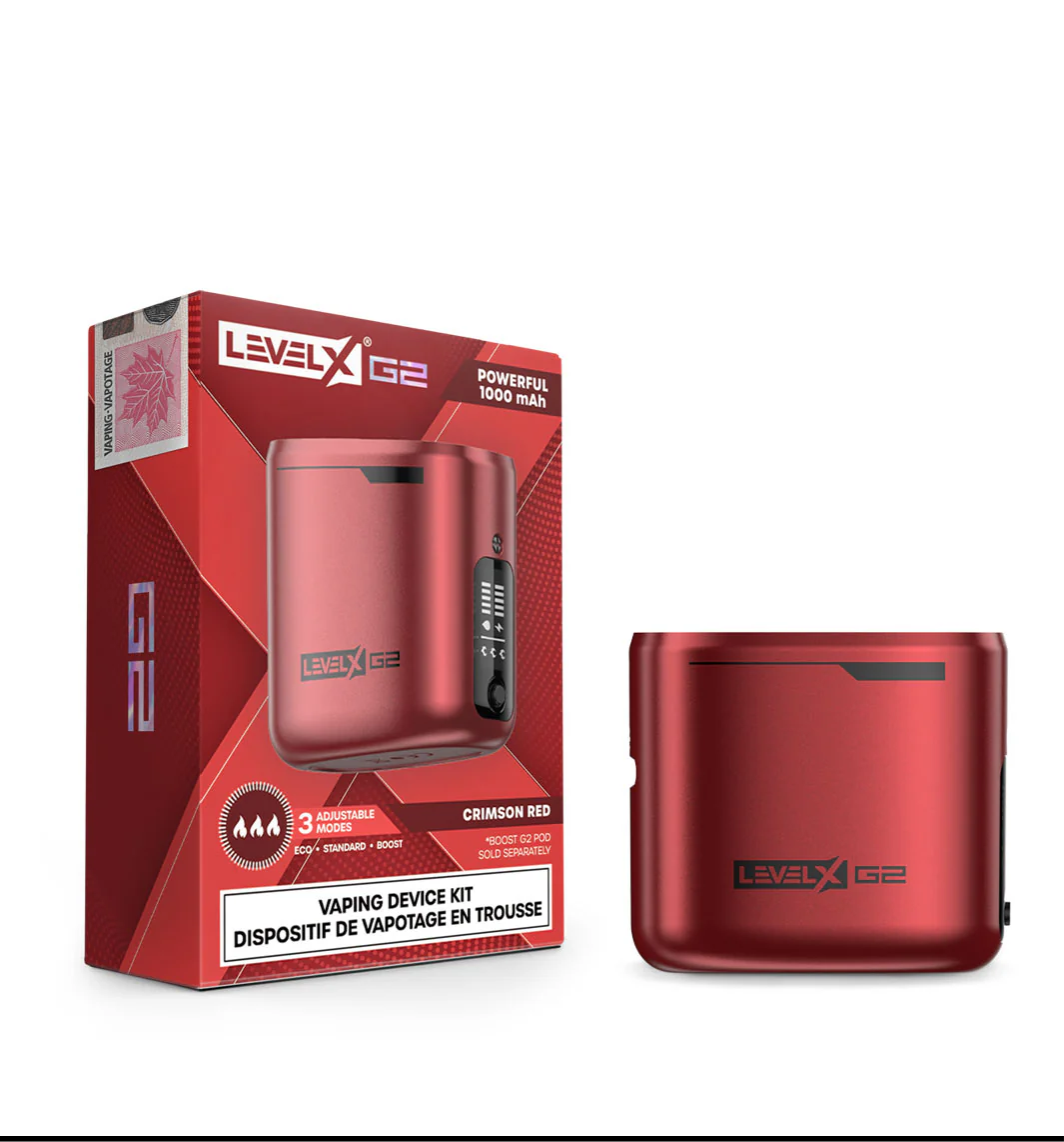 Level X Boost G2 Base 1000 Device Kit -Crimson Red