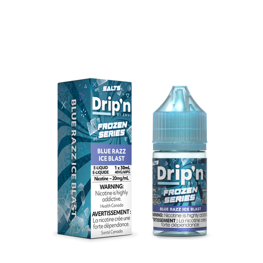 Blue Razz Ice Blast- Drip'n Salts Frozen Series 20mg/mL 30ml (Provincial)