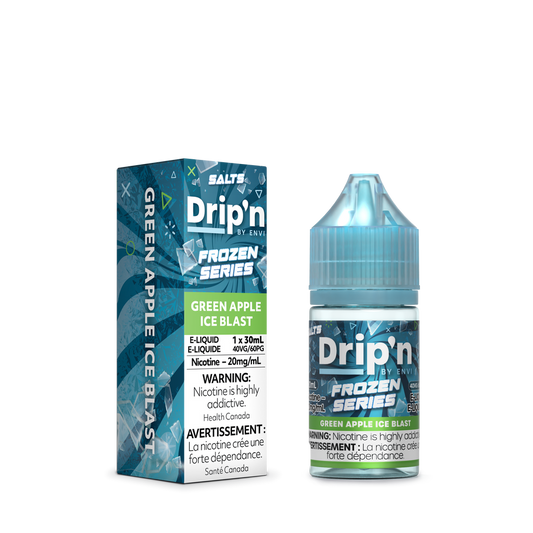 Green Apple Ice Blast - Drip'n Salts Frozen Series 20mg/mL 30ml (Provincial)