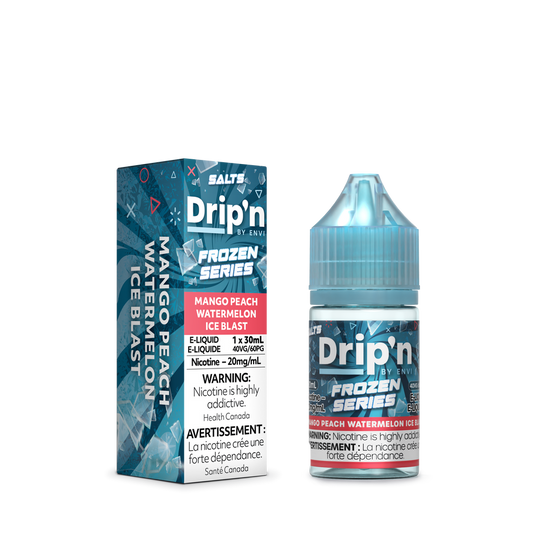 Mango Peach Watermelon Ice Blast - Drip'n Salts Frozen Series 20mg/mL 30ml (Provincial)