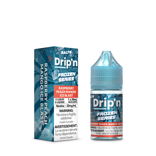 Raspberry Peach Mango Ice Blast - Drip'n Salts Frozen Series 20mg/mL 30ml (Provincial)