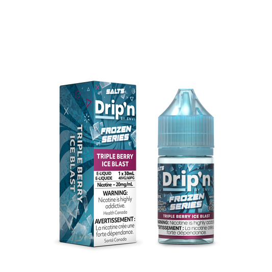 Triple Berry Ice Blast - Drip'n Salts Frozen Series 20mg/mL 30ml (Provincial)