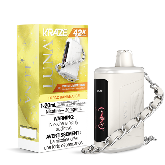 Kraze LUNA 42K - Topaz Banana Ice 20mg/ml disposable (Provincial)