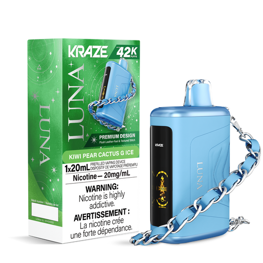 Kraze LUNA 42K - Kiwi Pear Cactus G Ice 20mg/ml disposable (Provincial)