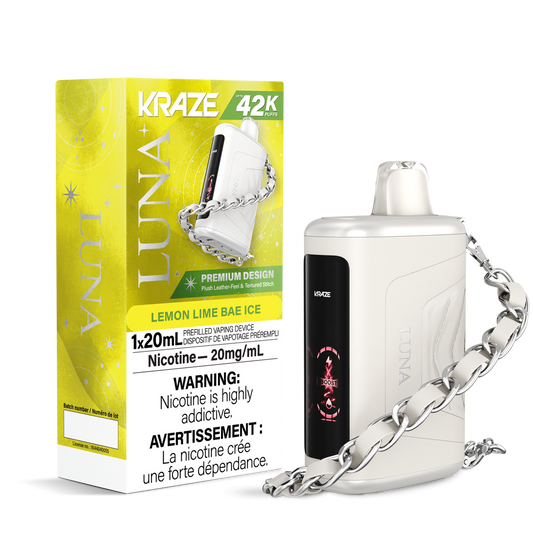 Kraze LUNA 42K - Lemon Lime Bae Ice 20mg/ml disposable (Provincial)
