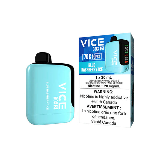 Vice Box 2 70k Blue Raspberry Ice Disposable 20mg (Provincial)