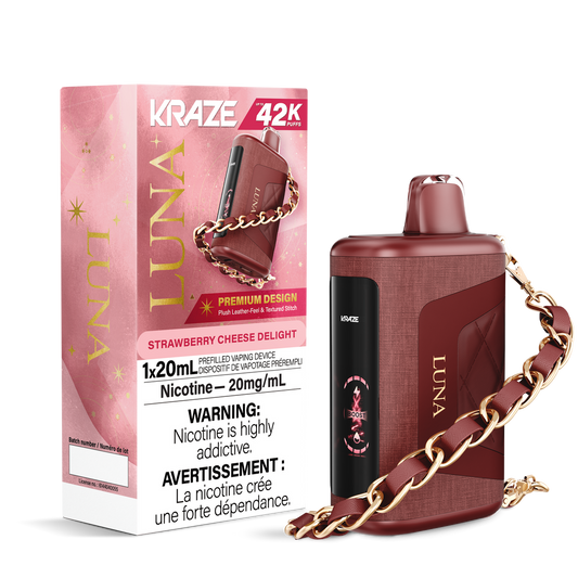 Kraze LUNA 42K - Strawberry Cheese Delight 20mg/ml disposable (Provincial)