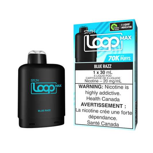 Stlth Loop Max Pod 70k Blue Razz 20mg/30ml (Provincial)