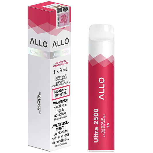 Allo Ultra 2500 Fuji Apple Ice 10mg/mL Disposable (Provincial)