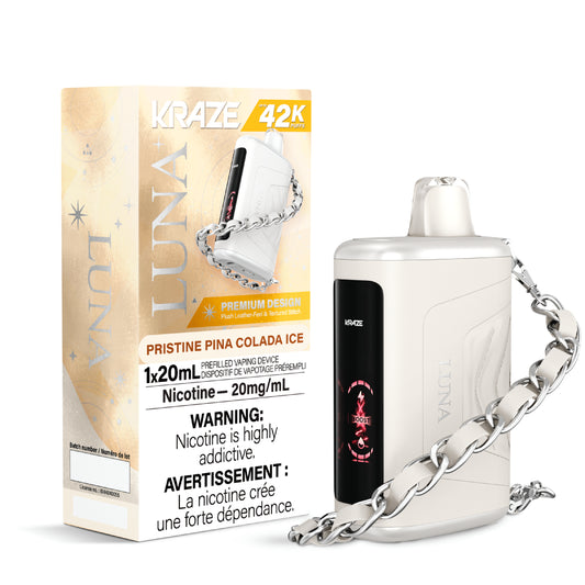 Kraze LUNA 42K - Pristine Pina Colada Ice 20mg/ml disposable (Provincial)