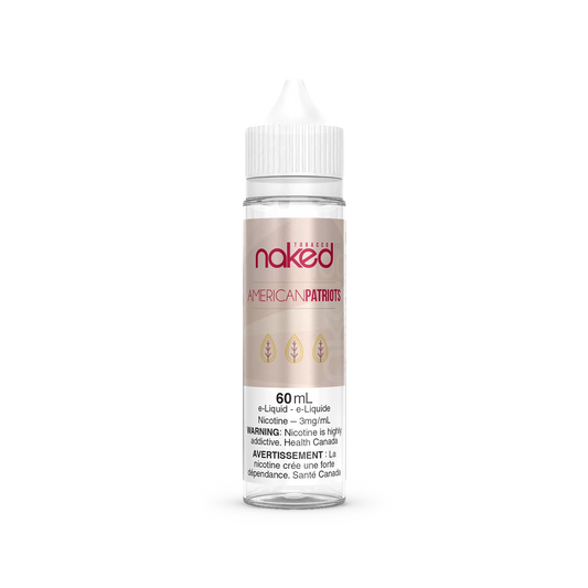 Naked 100 e-liquid American patriots tobacco 6mg/60ml(Provincial)