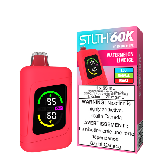 Stlth 60k Watermelon Lime Ice disposable 20mg Provincial