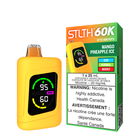 Stlth 60k Mango Pineapple Ice disposable 20mg Provincial