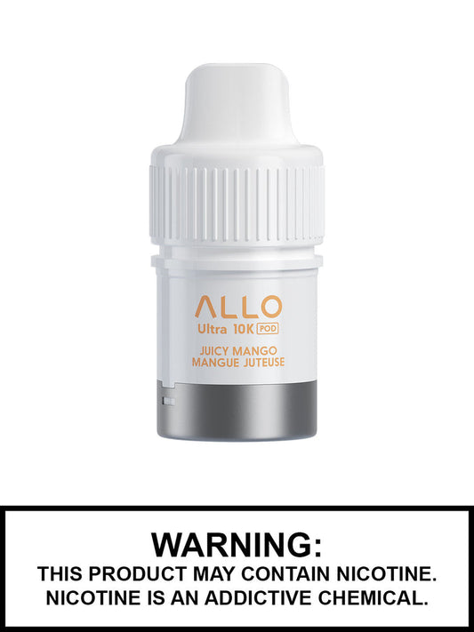 Allo Ultra 10K Hybrid Juicy Mango Pre-filled Pods 20mg/mL (Provincial )