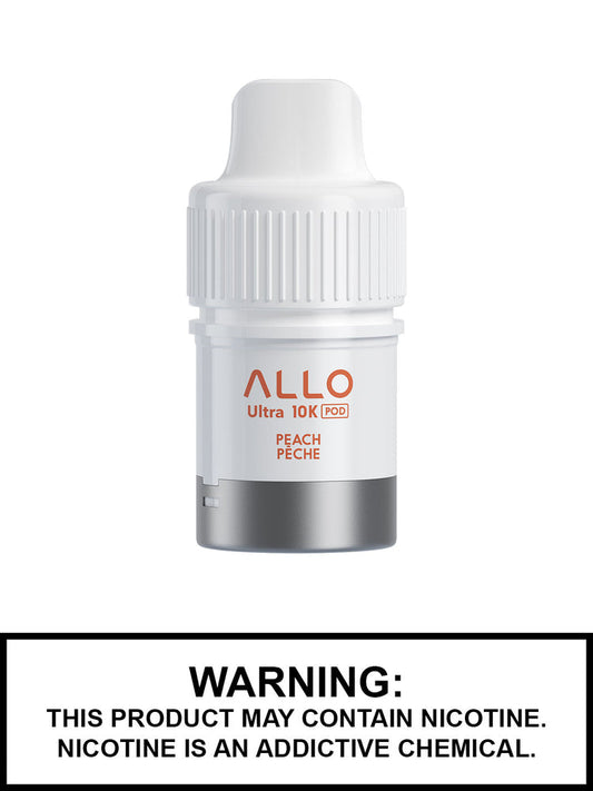 Allo Ultra 10K Hybrid Peach Pre-filled Pods 20mg/mL (Provincial )