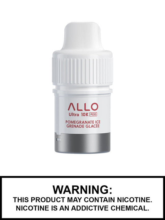 Allo Ultra 10K Hybrid Pomegranate Ice Pre-filled Pods 20mg/mL (Provincial )