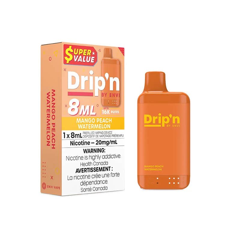 Drip’n by Envi 16K Mango Peach Watermelon 20mg/ml Disposable (Provincial)