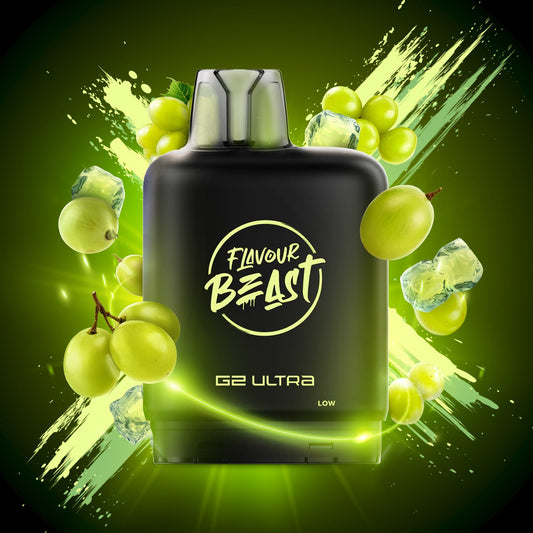 Flavour Beast Level X G2 Ultra Pod 50k White G.B Iced 20mL 20mg/ml (Provincial)