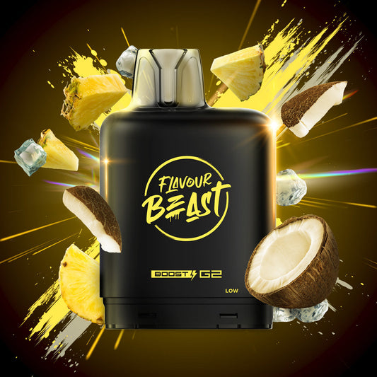 Flavour Beast Level X G2 Ultra Pod 50k Pineapple Coconut iced 20mL 20mg/ml (Provincial)