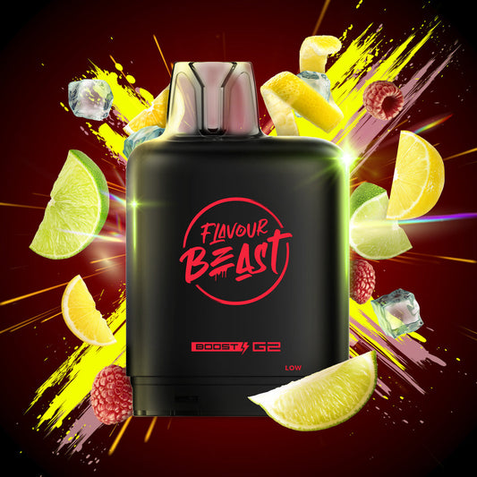 Flavour Beast Level X G2 Ultra Pod 50k MTN Citrus Raspberry Iced 20mL 20mg/ml (Provincial)
