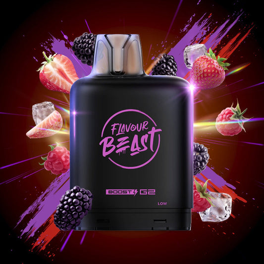 Flavour Beast Level X G2 Ultra Pod 50k Tangy Berry Iced 20mL 20mg/ml (Provincial)