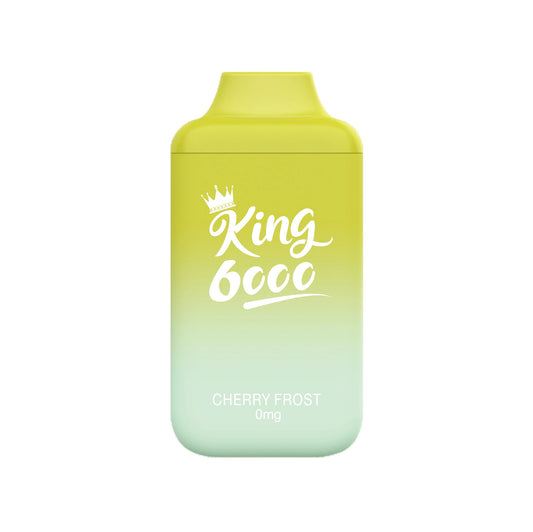 King vape 6000 Cherry Frost 0mg/ml disposable vape (Provincial)