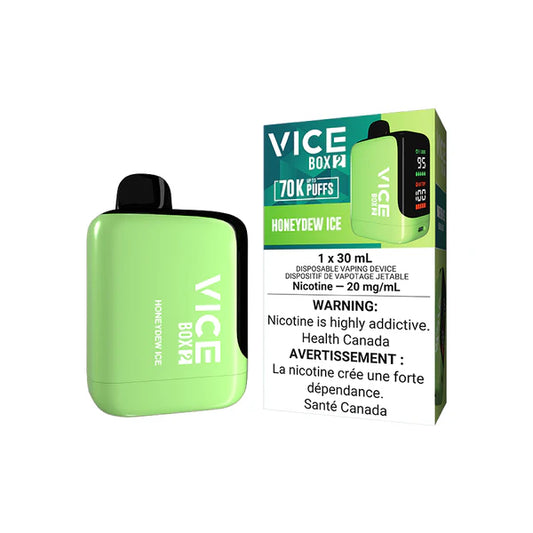 Vice Box 2 70k Honeydew Ice Disposable 20mg (Provincial)