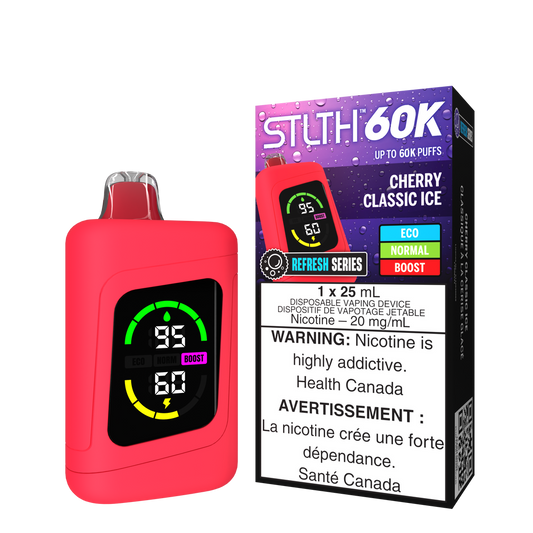 Stlth 60k Cherry Classic Ice  disposable 20mg (Provincial)