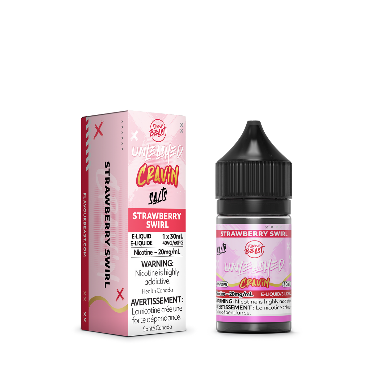Flavour Beast Unleashed  E-liquid Strawberry Swirl 20mg/ml 30ml(Provincial)