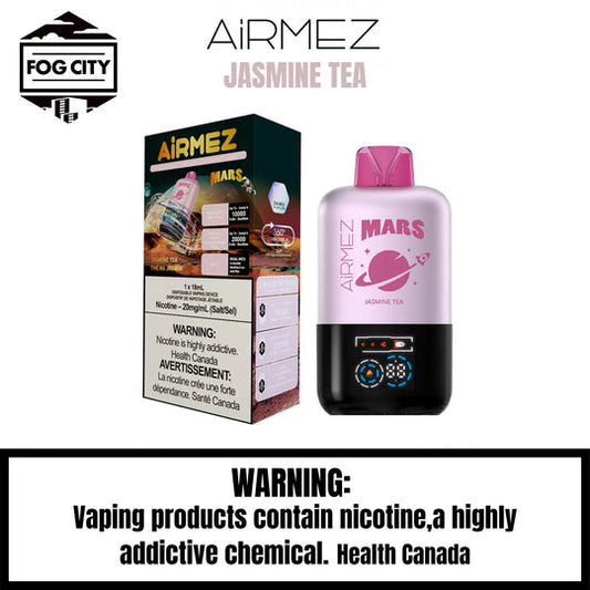 AiRMEZ Mars Series Jasmine Tea 10k disposable 20mg/ml (Provincial)