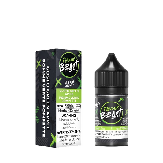 Flavour beast e-liquid Gusto Green Apple 10mg/ml 30ml (provincial)