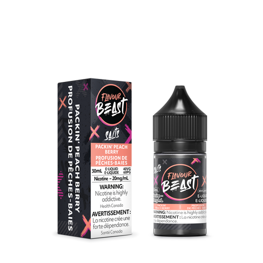 Flavour beast e-liquid Packin’ Peach Berry  10mg/ml 30ml (Provincial)