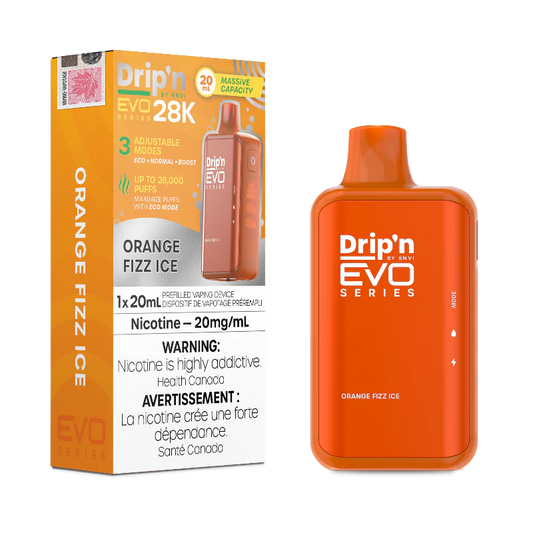 Drip’n EVO 28K Orange Sparkle Ice 20mg/mL disposable (Provincial)