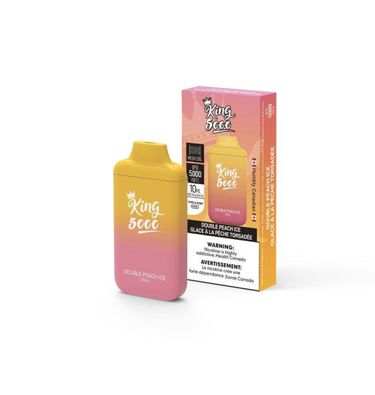 King Zero Bar Double Peach Ice 0mg/ml disposable ( Provincial)