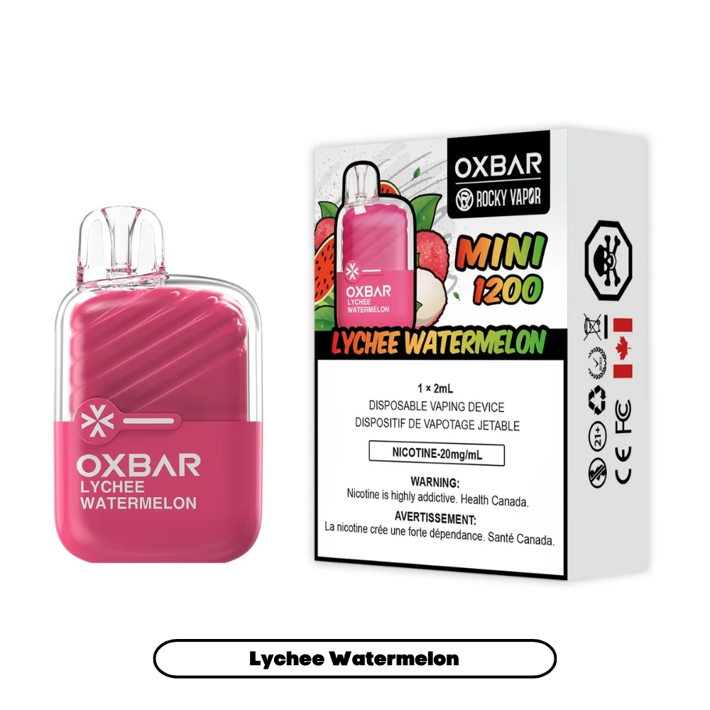 Oxbar Mini 1200 Lychee Watermelon 20mg/mL disposable (Provincial)