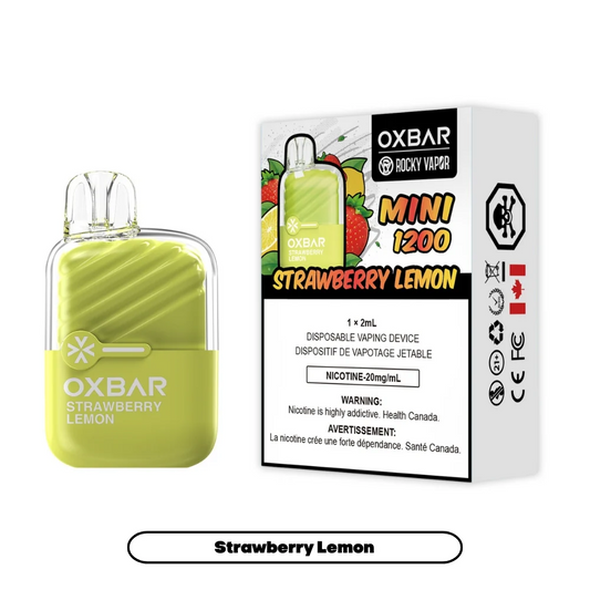 Oxbar Mini 1200 Strawberry Lemon 20mg/mL disposable (Provincial)