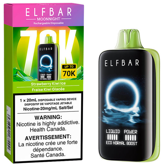 Elf Bar 70k Strawberry Kiwi Ice 20mg/mL Disposable (Provincial)