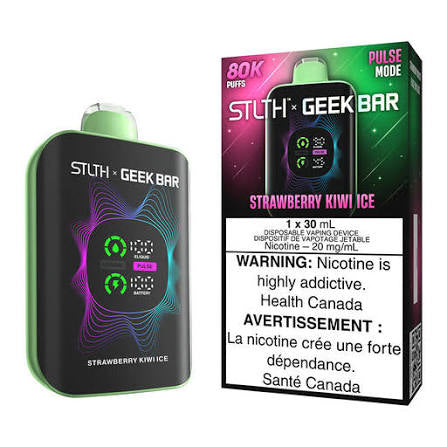 Stlth X Geek Bar 80k Strawberry Kiwi Ice 20mg/mL disposable (Provincial)