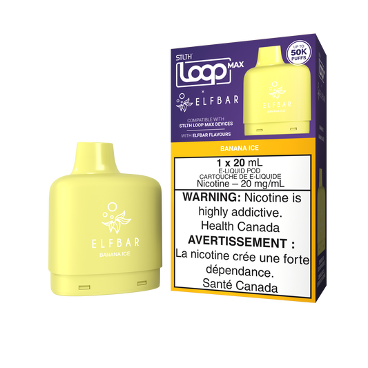 Stlth Loop Max X Elfbar Pod 50k Banana Ice 20mg/30ml( Provincial)