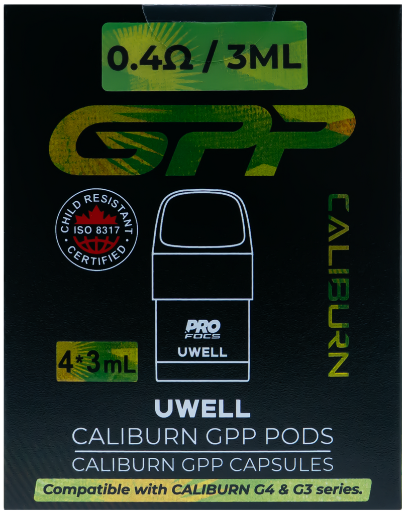 Caliburn GPP 0.4Ω/ 2ML replacement pods 4 pack