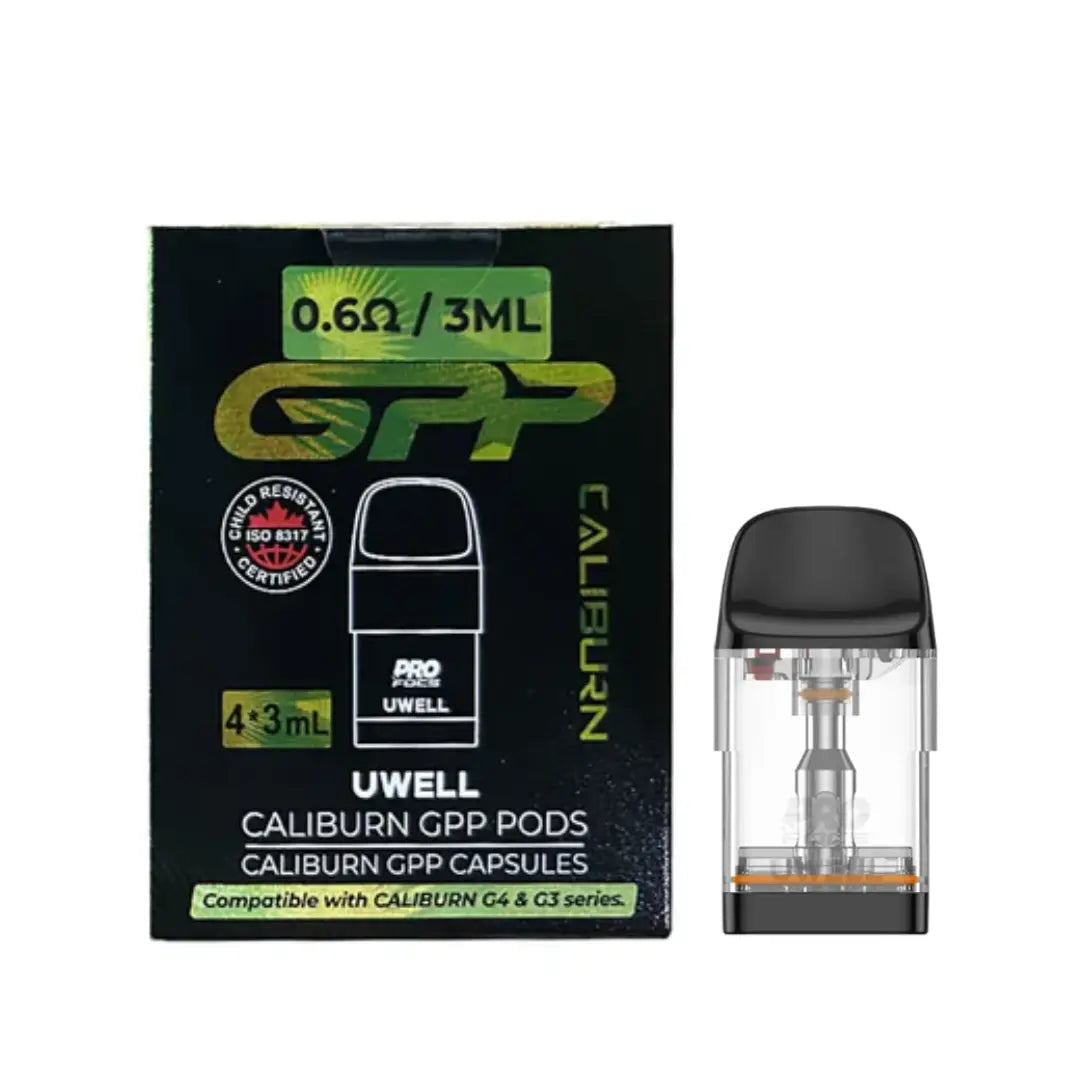 Caliburn GPP 0.6Ω/ 2ML replacement pods 4 pack